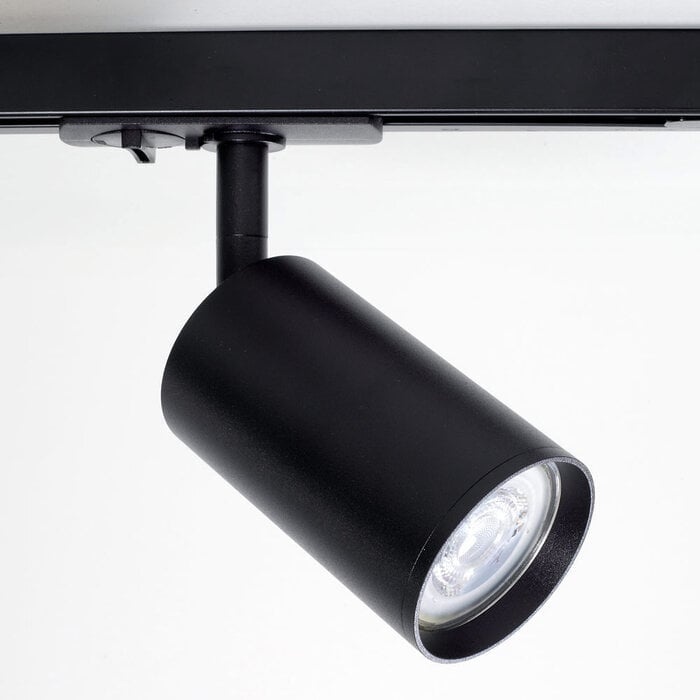 1 Fase Rail Spot Luxe Kort | GU10 Fitting | Zwartkleurige behuizing, foto 6 van 6