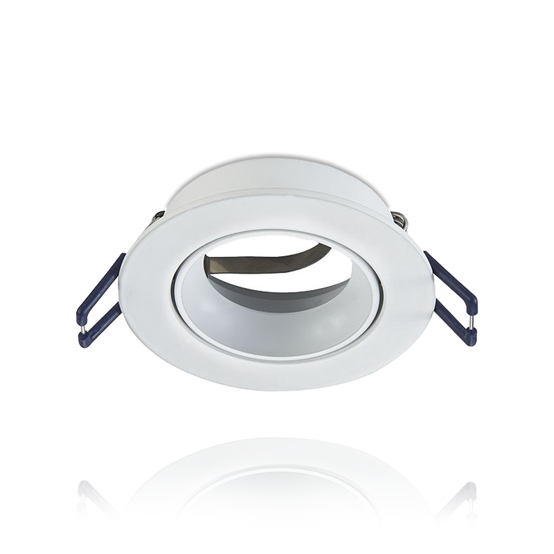 Led Spot Armatuur Wit, Verdiept, Kantelbaar, IP20, Kliksysteem. Zaagmaat 75mm, foto 2 van 6