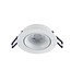 Led Spot Armatuur Wit, Verdiept, Kantelbaar, IP20, Kliksysteem. Zaagmaat 75mm