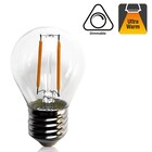 E27 Led Bollamp G45, 1 Watt, 100 Lumen, 2000K Warm Wit, Dimbaar, 2 Jaar Garantie