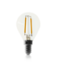E14 Led Bollamp G45, 2 Watt, 110 Lumen, 2200K Flame, Dimbaar, 2 Jaar Garantie
