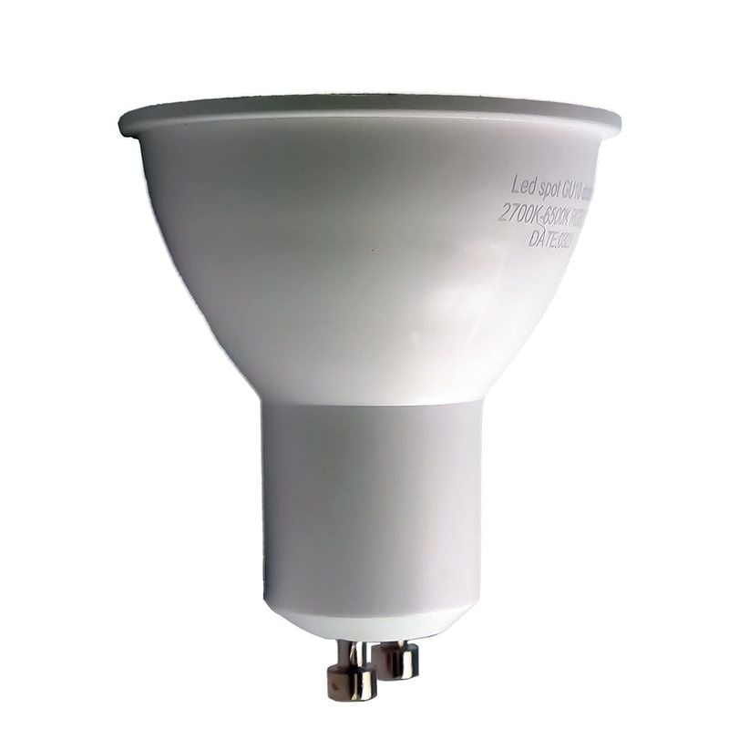 Zigbee3.0 GU10 LED Spot 5w, RGB-CCT, 350 Lumen, Werkt via Zigbee 3.0 / App / Wifi, 2 Jaar Garantie, foto 3 van 4