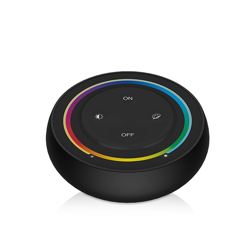 MiBoxer Wandbediening Zwart RGB+CCT, 1-Zone, 2.4Ghz - S2-B, foto 2 van 4