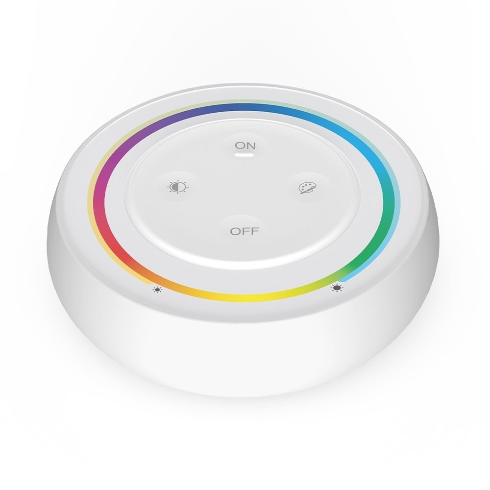 MiBoxer Wandbediening Wit RGB+CCT, 1-Zone, 2.4Ghz - S2-W, foto 2 van 5