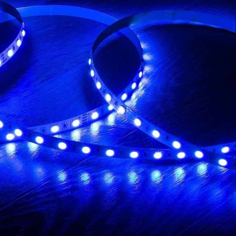 Led Strip ROL 5 Meter 5050SMD, 14.4w/m, 60 led/m, RGB, 24v, IP65, 10mm, 2 Jaar garantie, foto 2 van 6
