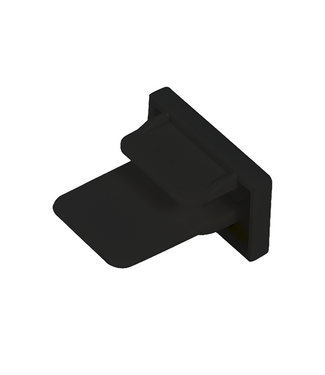 1 Fase Rail 2 wire Eindstuk Zwart
