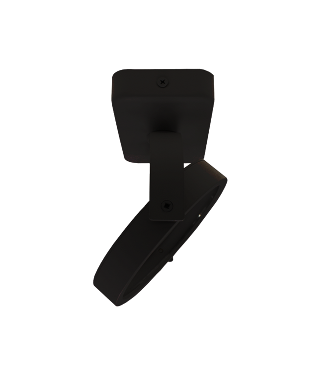 Opbouw armatuur AR111 met GU10 Fitting, Zwartkleurige behuizing