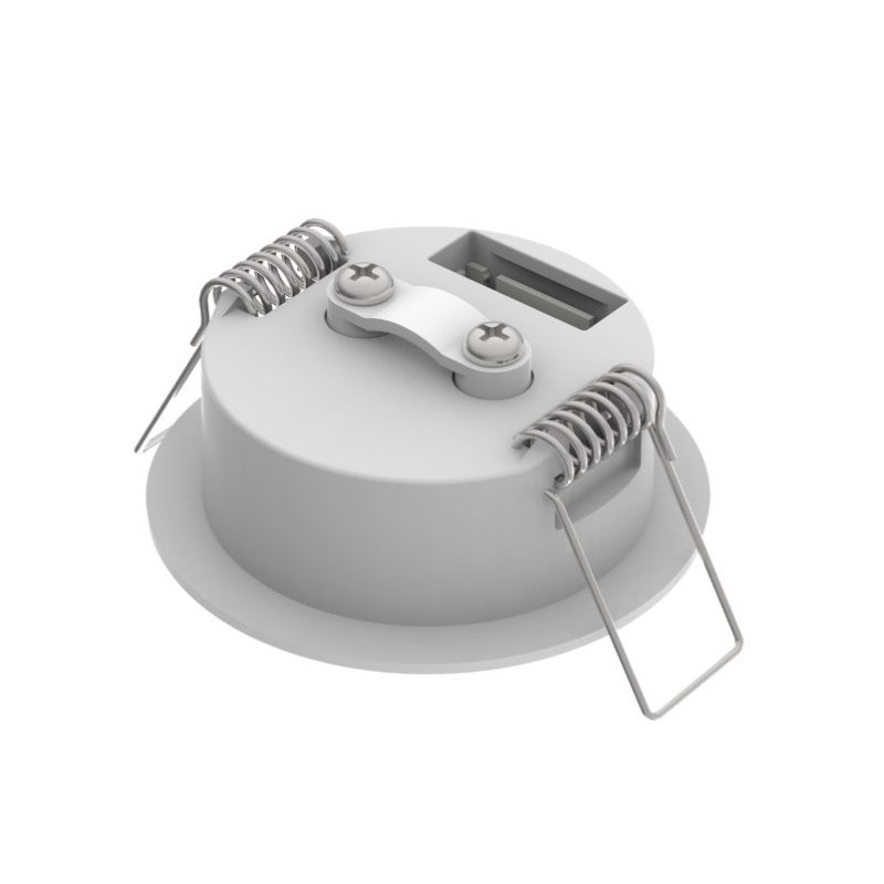 Mini LED Nood Spot/Downlighter Wit, 1,2w, 190 lumen, Ø42 mm gatmaat, Incl. Lens 360° + Gangen, 2 Jaar Garantie, foto 3 van 6