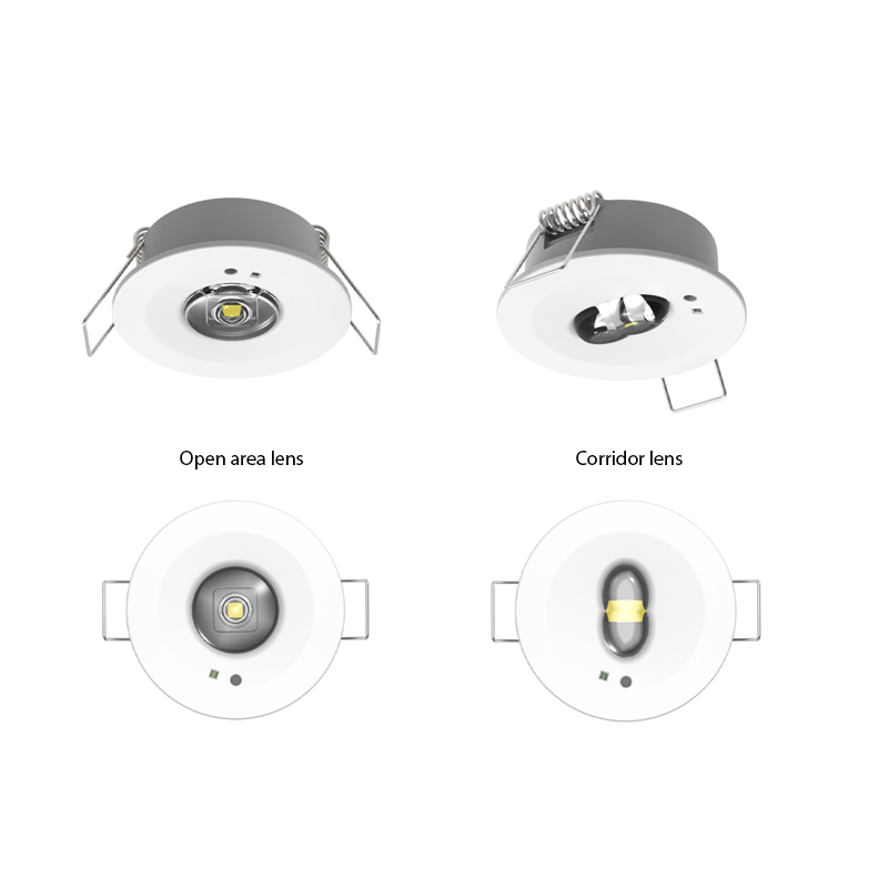 Mini LED Nood Spot/Downlighter Wit, 1,2w, 190 lumen, Ø42 mm gatmaat, Incl. Lens 360° + Gangen, 2 Jaar Garantie, foto 4 van 6