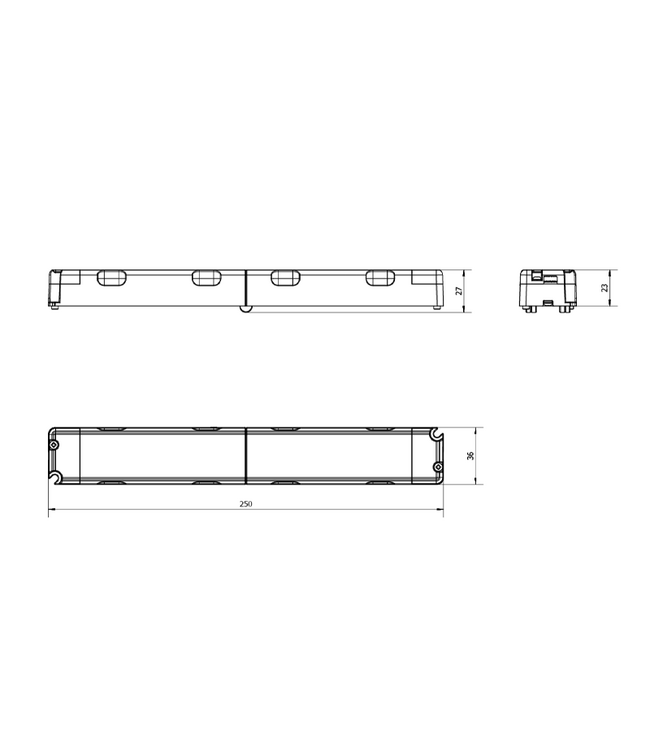 Mini LED Nood Spot/Downlighter Wit, 1,2w, 190 lumen, Ø42 mm gatmaat, Incl. Lens 360° + Gangen, 2 Jaar Garantie