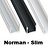 Norman - Slim 16x6.3mm - Tot 12mm LED strip