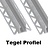 Tegel Profiel - Tot 15mm LED Strip