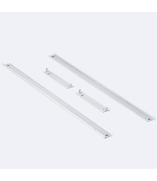 Opbouwframe Wit - 150x12x6,8cm - Voor ECO en Flat Panelen