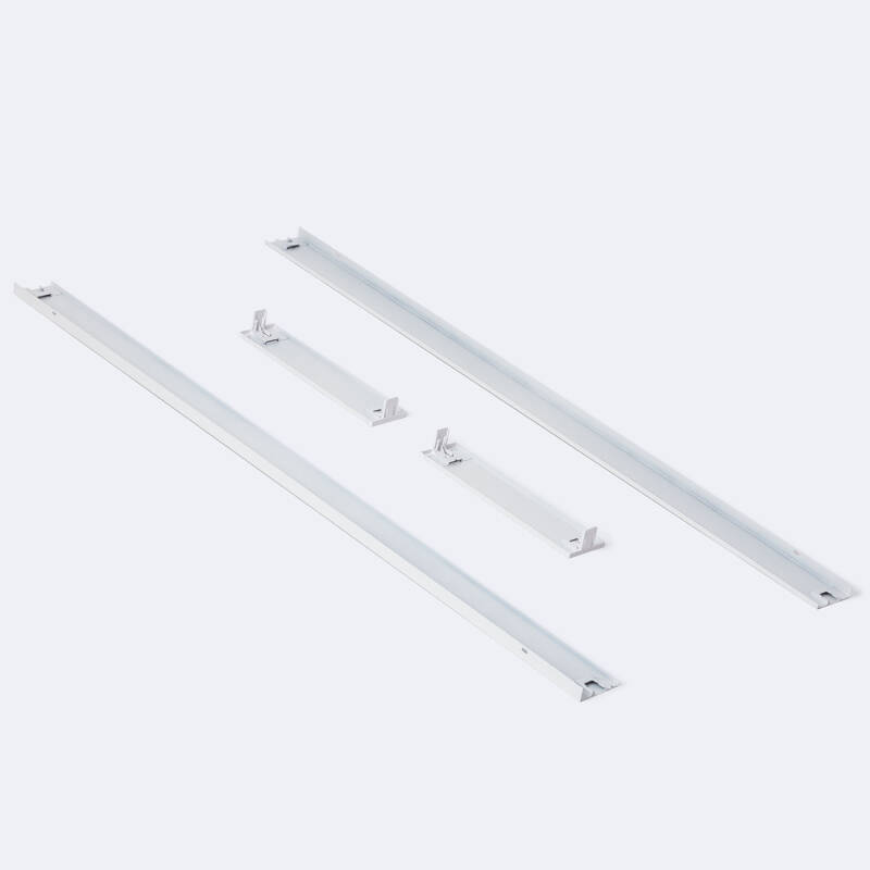 Opbouwframe Wit - 150x18x6,8cm - Voor ECO en Flat Panelen, foto 3 van 4