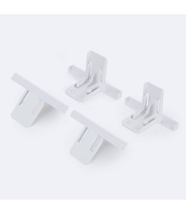 Opbouwframe Wit - 150x30x6,8cm - Voor ECO en Flat Panelen