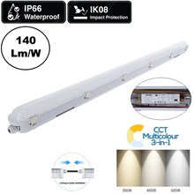 S-Ranger LED Batten 120cm, 25/30/40/45w, 3500 - 6300 Lumen (140lm/w), Color Switch (3000/4000/6000K), Philips LED Driver, IP65, 3 Jaar Garantie
