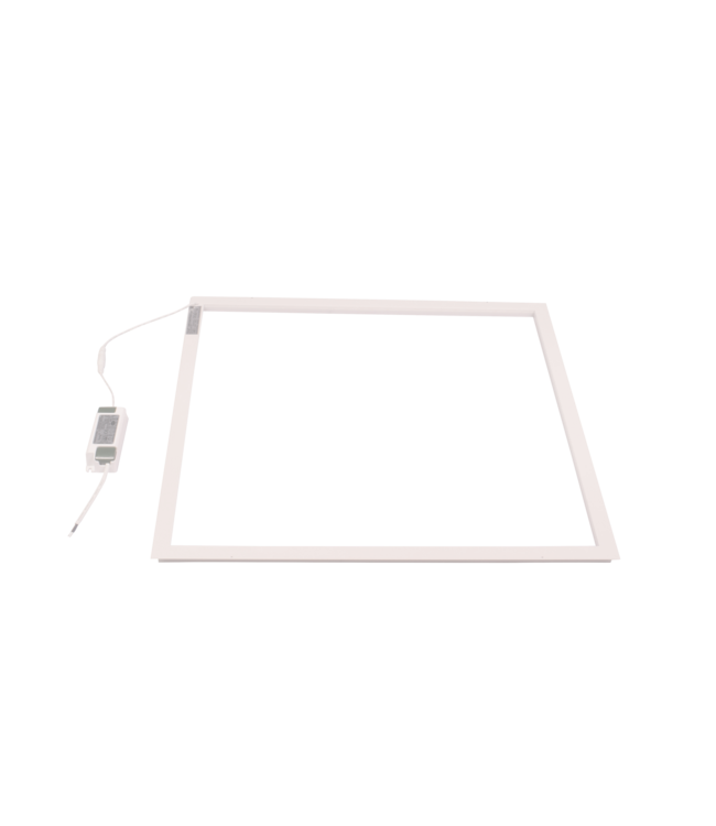 ECO Frame LED Paneel 60x60cm Wit, 36w, 3600 Lumen (100lm/w), Color Switch (3000/4000/6000K), Flikkervrije Driver, Stekkerklaar, 3 Jaar Garantie