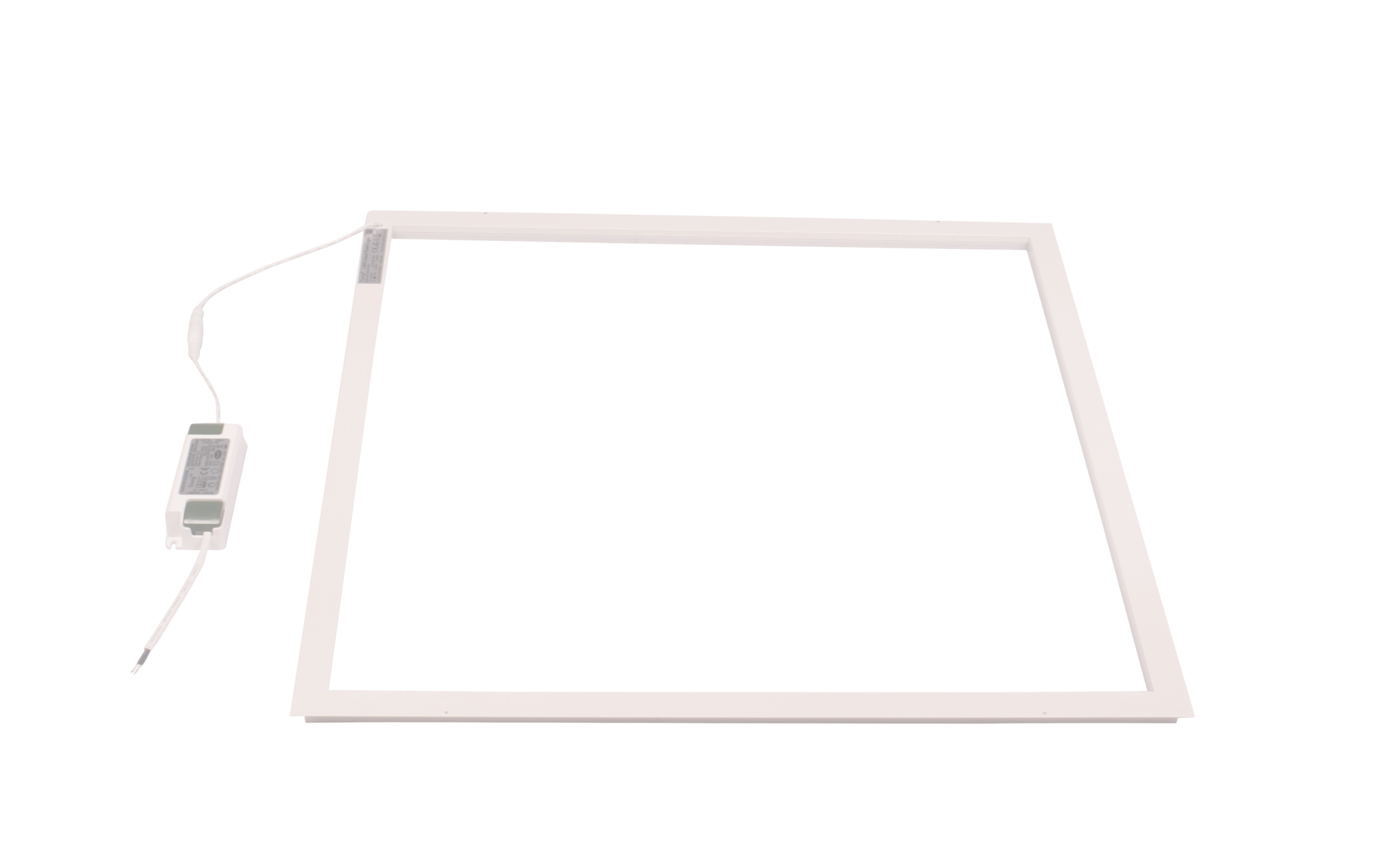 ECO Frame LED Paneel 60x60cm Wit, 36w, 3600 Lumen (100lm/w), Color Switch (3000/4000/6000K), Flikkervrije Driver, Stekkerklaar, 3 Jaar Garantie, foto 2 van 6