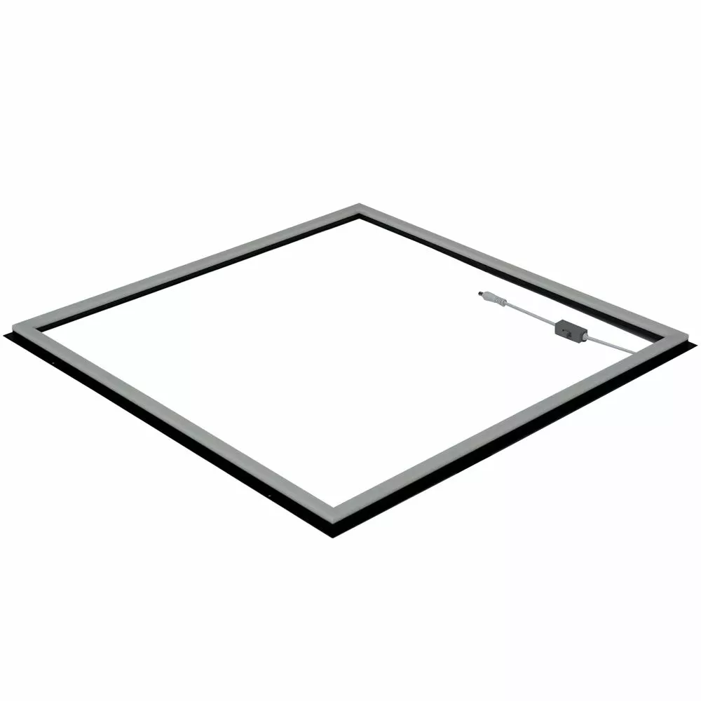 ECO Frame LED Paneel 60x60cm Zwart, 36w, 3600 Lumen (100lm/w), Color Switch (3000/4000/6000K), Flikkervrije Driver, Stekkerklaar, 3 Jaar Garantie, foto 3 van 6