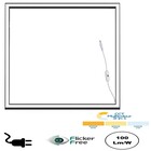 ECO Frame LED Paneel 60x60cm Zwart, 36w, 3600 Lumen (100lm/w), Color Switch (3000/4000/6000K), Flikkervrije Driver, Stekkerklaar, 3 Jaar Garantie