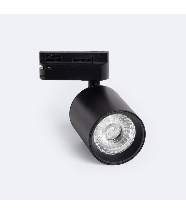 1 Fase Rail Spot Mal, 10w, 1000 Lumen, Dimbaar, Lichthoek:15 graden, Zwart, 2 Jaar garantie