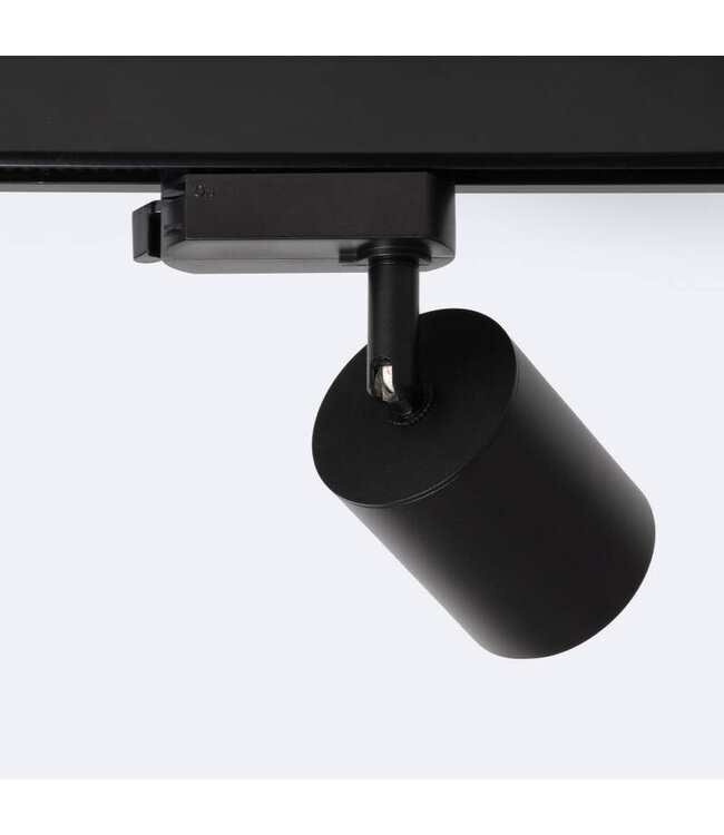 1 Fase Rail Spot Mal, 10w, 1000 Lumen, Dimbaar, Lichthoek:15 graden, Zwart, 2 Jaar garantie
