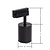 1 Fase Rail Spot Mal, 10w, 1000 Lumen, Dimbaar, Lichthoek:15 graden, Zwart, 2 Jaar garantie