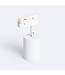 1 Fase Rail Spot Mal, 10w, 1000 Lumen, Dimbaar, Lichthoek:15 graden, Wit, 2 Jaar garantie