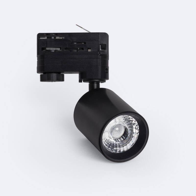 3 Fase Rail Spot Mal, 10w, 1000 Lumen, Dimbaar, Lichthoek:15 graden, Zwart, 2 Jaar garantie, foto 3 van 6