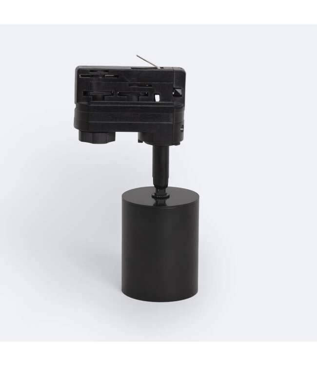 3 Fase Rail Spot Mal, 10w, 1000 Lumen, Dimbaar, Lichthoek:15 graden, Zwart, 2 Jaar garantie