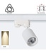 3 Fase Rail Spot Mal, 10w, 1000 Lumen, Dimbaar, Lichthoek:15 graden, Wit, 2 Jaar garantie