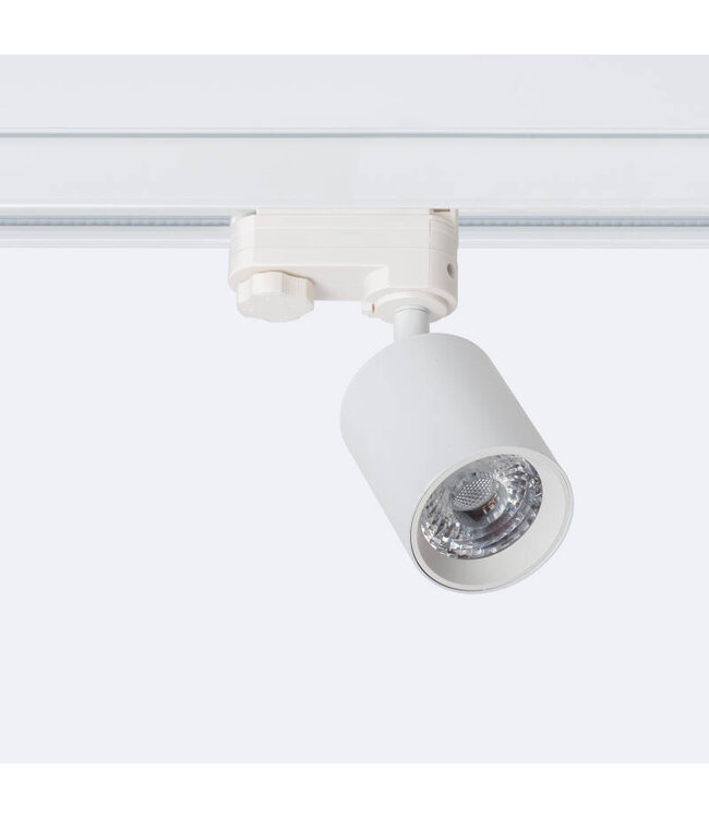 3 Fase Rail Spot Mal, 10w, 1000 Lumen, Dimbaar, Lichthoek:15 graden, Wit, 2 Jaar garantie