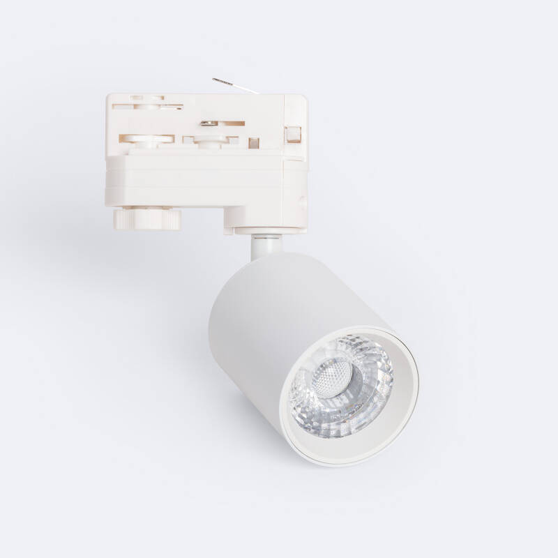 3 Fase Rail Spot Mal, 10w, 1000 Lumen, Dimbaar, Lichthoek:15 graden, Wit, 2 Jaar garantie, foto 4 van 6