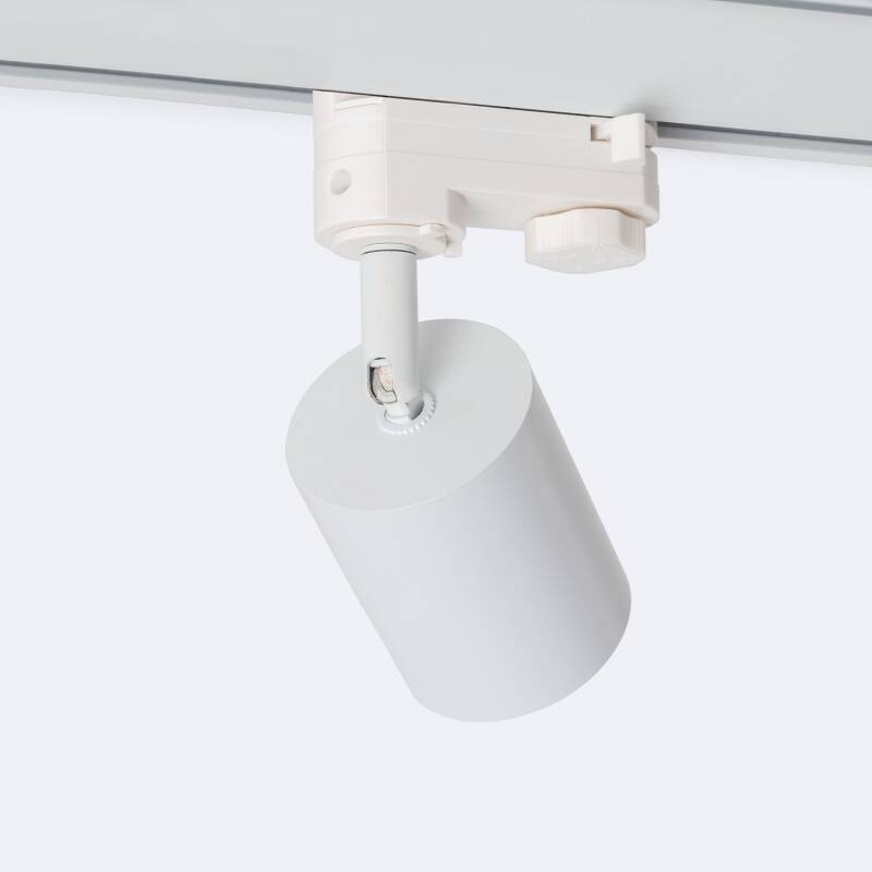 3 Fase Rail Spot Mal, 10w, 1000 Lumen, Dimbaar, Lichthoek:15 graden, Wit, 2 Jaar garantie, foto 5 van 6
