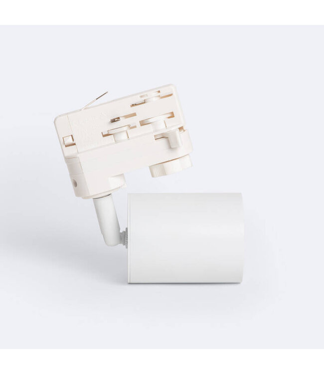 3 Fase Rail Spot Mal, 10w, 1000 Lumen, Dimbaar, Lichthoek:15 graden, Wit, 2 Jaar garantie