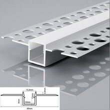Stuc Aluminium Led Strip Profiel tot 8mm LED Strips | ALU | 12x9mm | Per 2 Meter
