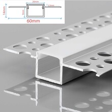 Stuc Aluminium Led Strip Profiel tot 15mm LED Strips | ALU | 20x9mm | Per 2 Meter