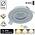 Inbouw LED Spot 6w Flat, 400 Lumen, CCT Switch (2700K/3000K/4000K), Kantelbaar, IP65, Dimbaar, CRI90, Wit Armatuur, Gatmaat 68-72mm, 2 Jaar Garantie