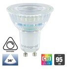 GU10 LED Spot 4w, 400-420 Lumen,  CRI95 (werkelijk kleur weergave), Glas, Dimbaar, Lichthoek: 36°,  2 Jaar Garantie