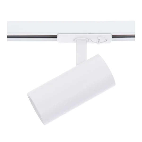1 Fase Rail Spot 10w, 800 Lumen, CCT-Switch (2700K/3000K/4000K), CRI90, UGR19, Dimbaar, Witkleurige behuizing, 3 Jaar Garantie, foto 5 van 6