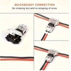 2-polige T-Connector - Max:0,5mm2 kabel - 12-24 vdc