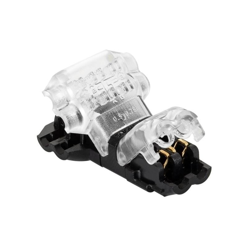 2-polige T-Connector - Max:0,5mm2 kabel - 12-24 vdc, foto 2 van 4