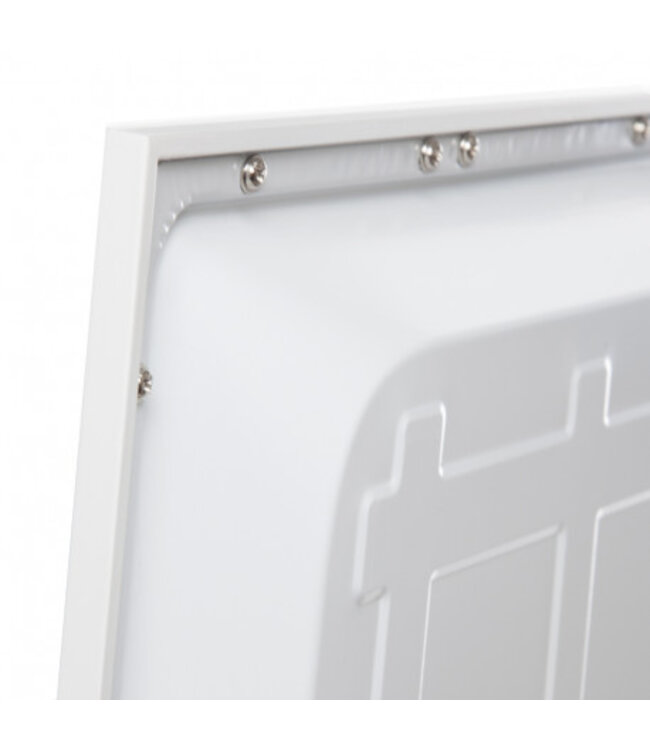 Back-lit UGR19 LED Paneel 60x60cm ZWART, 28W, 3900 Lumen (140lm/w), Color Switch (3000/4000/6000K), Flikkervrije Philips LED Driver, Stekkerklaar, 3 / 5 Jaar Garantie