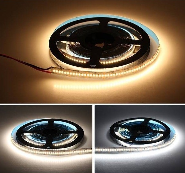 High Lumen Led Strip ROL 5 Meter, 24w/m, 320 led/m, 2900-3155Lm/m (130lm/w), 24v, CRI90, IP20, 10mm, 3 Jaar garantie, foto 6 van 6