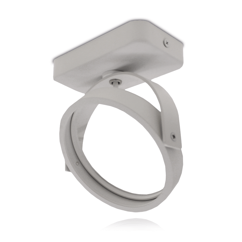 Opbouw armatuur AR111 met GU10 Fitting, Witkleurige behuizing