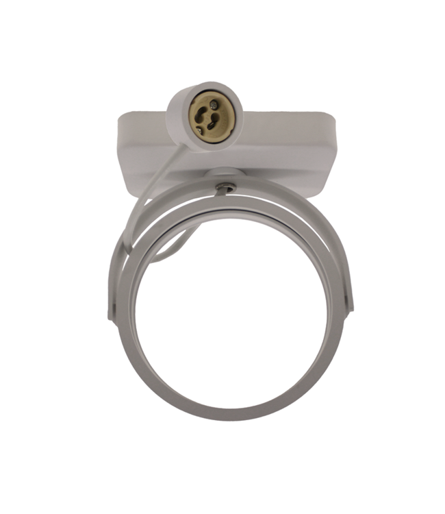 Opbouw armatuur AR111 met GU10 Fitting, Witkleurige behuizing