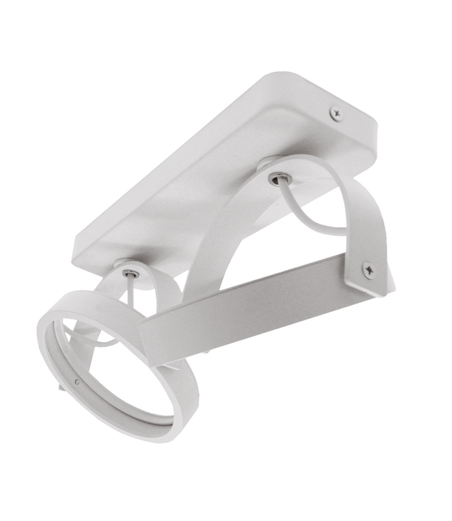 Opbouw armatuur AR111 met 2x GU10 Fitting, Witkleurige behuizing
