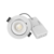 Reserveer: Inbouw LED Spot 5/7w Luxe, 475/665 Lumen, CCT + DimToWarm Switch (2300K/3000K/4000K + Dim To Warm), Kantelbaar, IP65, Dimbaar, Wit Armatuur, Gatmaat 70mm, 3 Jaar Garantie