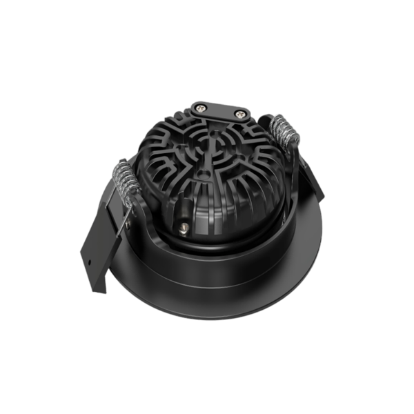 Inbouw LED Spot 5/7w Luxe, 475/665 Lumen, CCT (2700K/3000K/4000K), Kantelbaar, IP65, Dimbaar, Zwart Armatuur, Gatmaat 70mm, 3 Jaar Garantie, foto 3 van 6