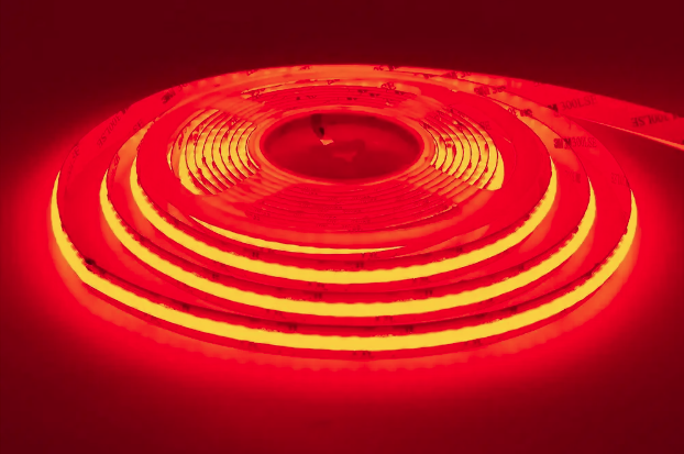 Premium Led Strip ROL 5 Meter COB, 16w/m, 840 led/m, RGB+CCT (2700K>6500K), CRI90, 24v, IP65, 12mm, 3 Jaar garantie, foto 5 van 6